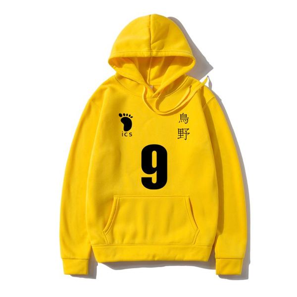 

men's hoodies & sweatshirts japanese anime hoodie kageyama tobio haikyuu men fashion harajuku oversized streetwear mens clothing, Black