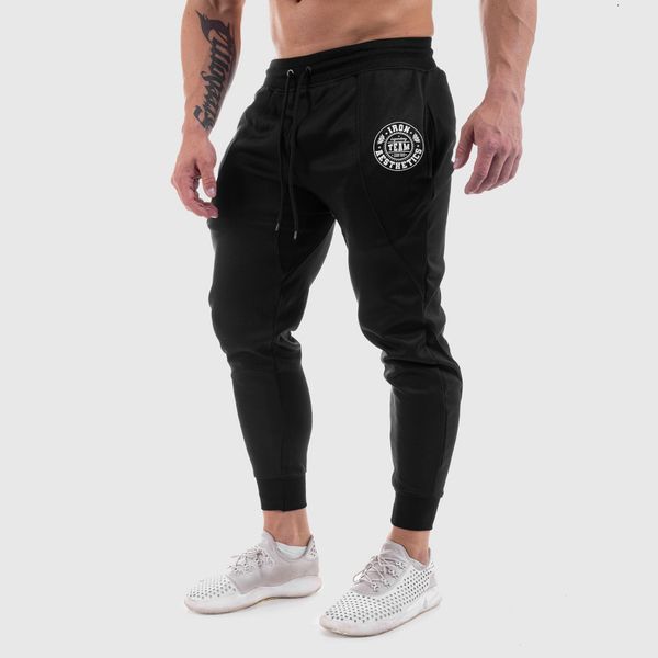 

2021 new sportswear fitness men gyms ny sweatpants outdoor cotton track pant bottom jogger trousers workout joggers pants 2g4f, Black