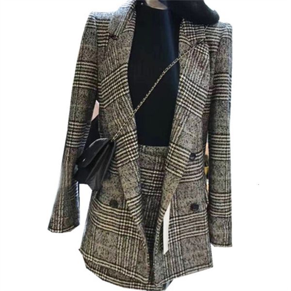 

of spring and autumn new knitted stripes jacket half women's occasional skirt pieces 0mxu, White