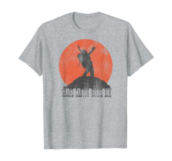 

grand canyon north rim classic hikers gift idea t-shirt, White;black