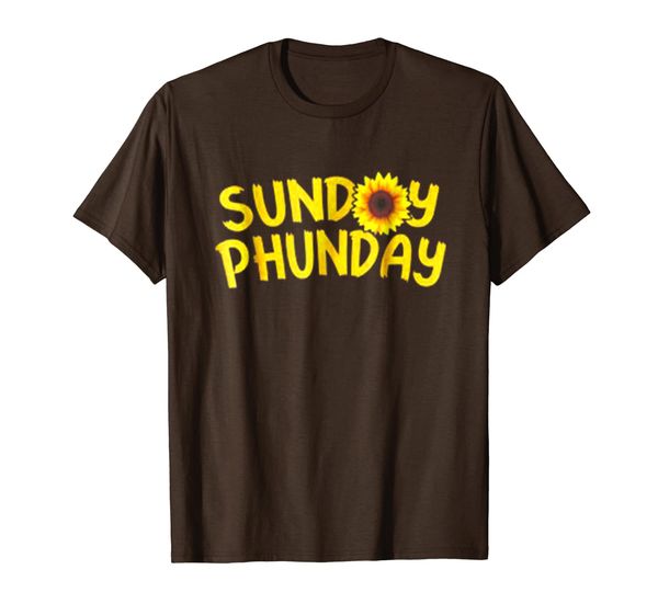 

sunday phunday sunflower t-shirt, White;black