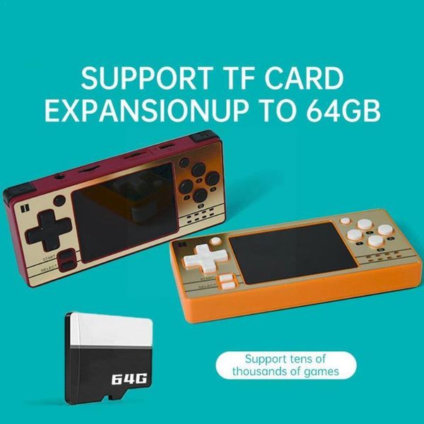 

portable game players mini open source 2.4 inch oca full fit ips screen handheld gifts retro console children's ps1 z7x0