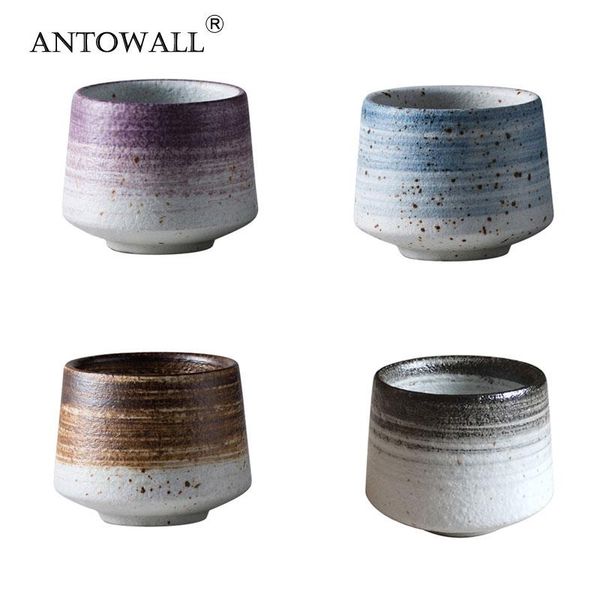 

cups & saucers 1pcs antowall ceramic teacup matea water cup stone color drinkware macoffee drinking