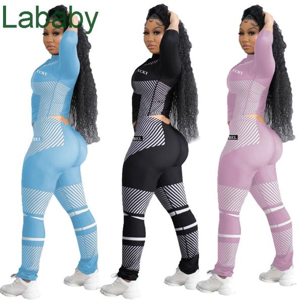 

women tracksuits two pieces set designer 2021 outfits new wear straight letters printed sports suits ladies fashion leisure jogging suits, Gray
