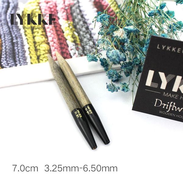 

1 piece lykke 7.0cm interchangeable needle tips, Black