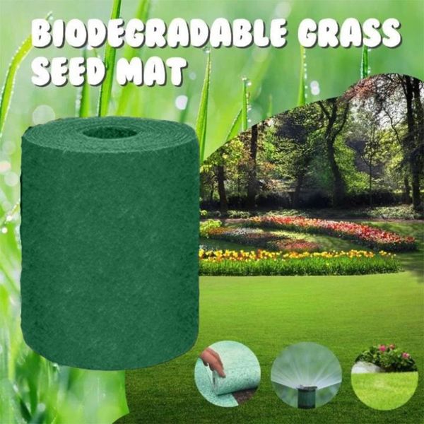 

20Ã1000cm grass seed mat fertilizer garden picnic gardening lawn planting mat