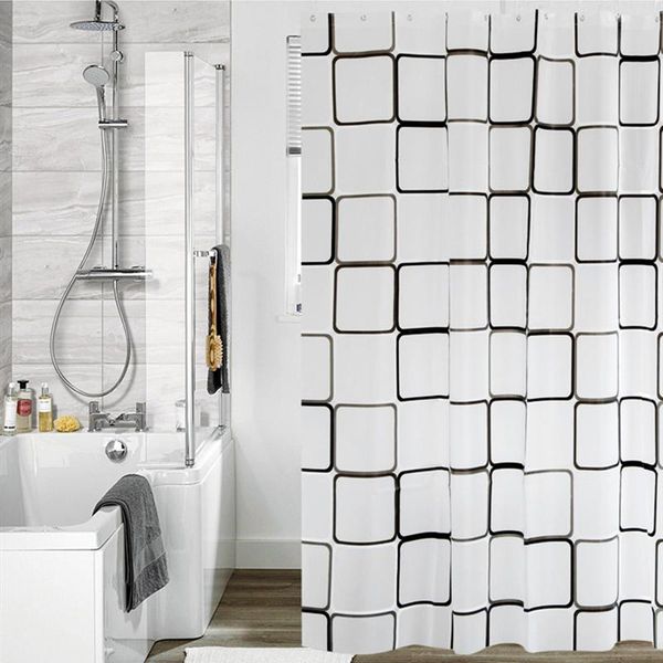 

shower curtains european and american geometric bathroom curtain 3d waterproof mold proof peva environm