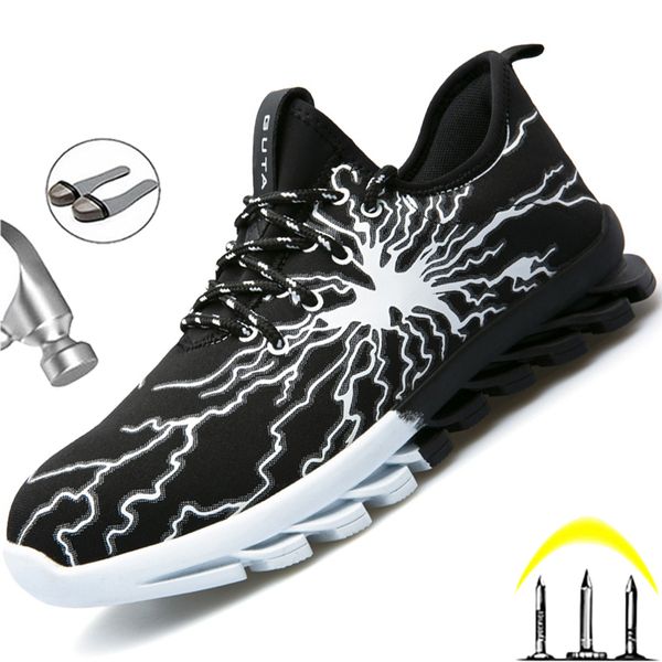 

indestructible men shoes sneaker steel toe shoes work boots fashion safety shoes man comfortable security boots industrial