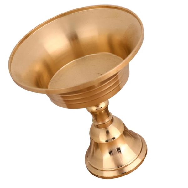 

candle holders 1pc lamp holder brass container stand for temples