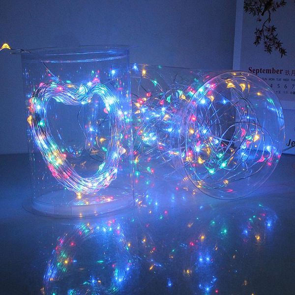 

strips 10.3m 100 led light fairy string lamp cabinet copper wire waterproof indoor bedroom bookcase holiday christmas decoration