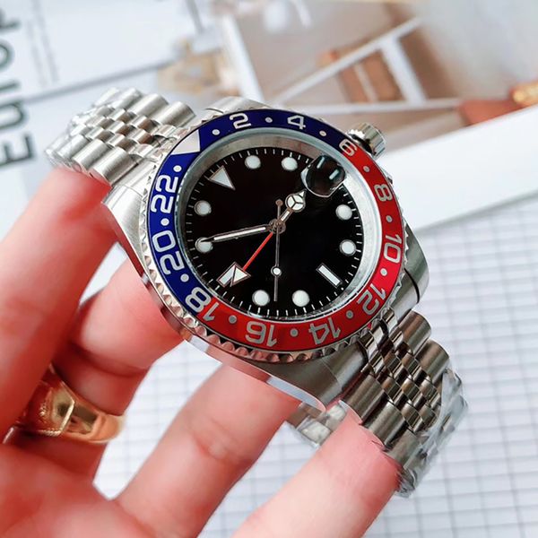 

5-mens business fashion high-quality stainless steel dial automatic mechanical movement sports sapphire luxe watch mens designer watches, Slivery;brown