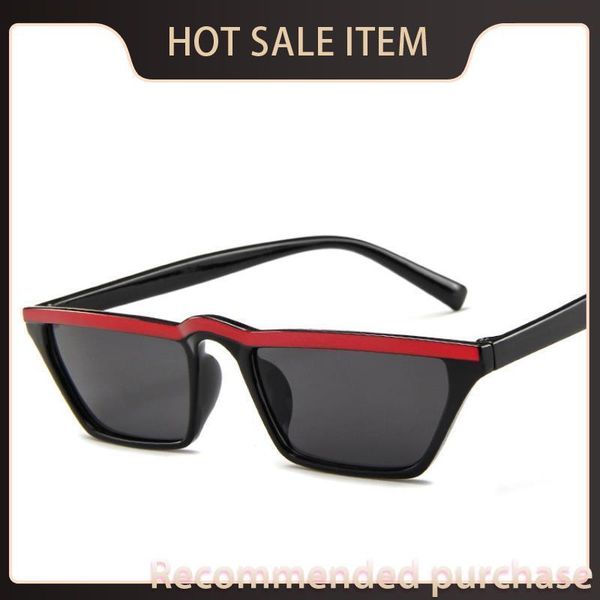 

oculos design women sunglasses flat de vintage classic square frame shades glasses eyewear luxury-sunglasses sun sol ievun, White;black