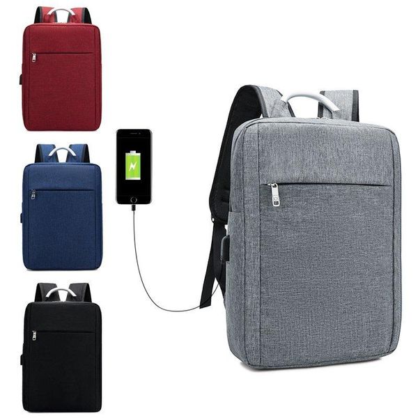 

2021 business men's backpack usb rechargeable waterproof bagpack multifunctional breathable male casual lapbag