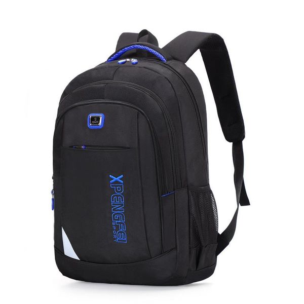 

backpack men multifunctional large capacity school bags teenage boys nylon black youth back pack