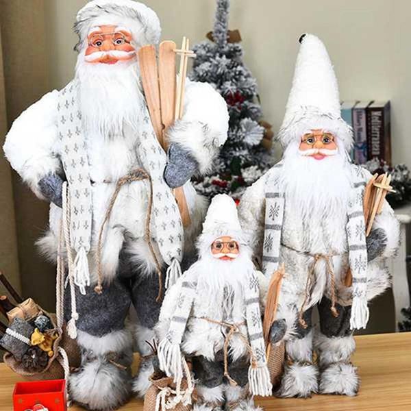 

christmas decorations for home big santa claus doll year gift figurine decor wedding party supplies