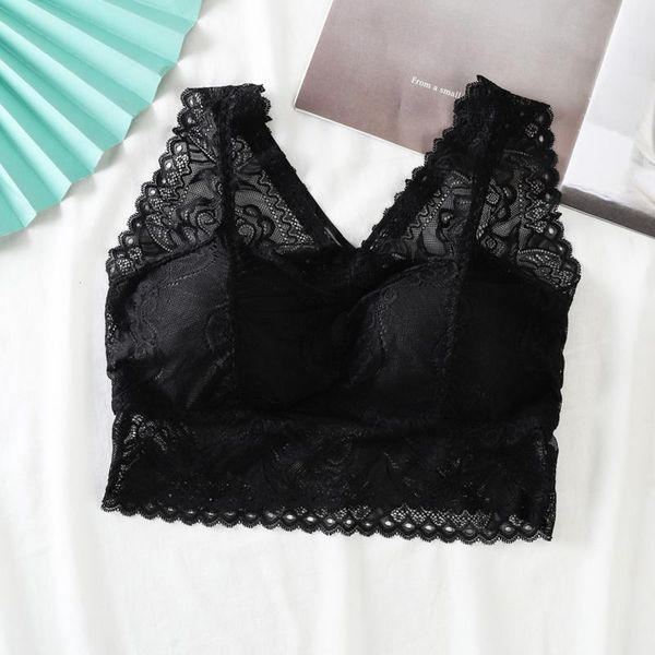 

bras fashsiualy everyday embroidery 2021 female ring-cup chest camisole vest women comfortable cotton underwear, Red;black