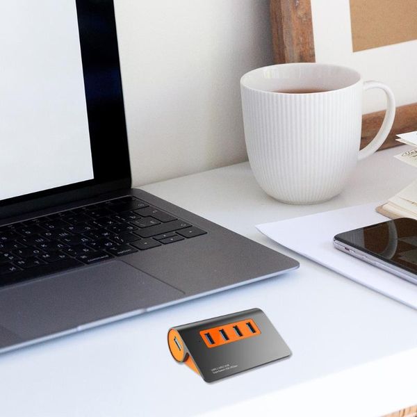 

hubs orico usb3.1 hub 4 port otg usb splitter10gbps fast 12v power adapter 3.3ft cable for slim computer lapdrop