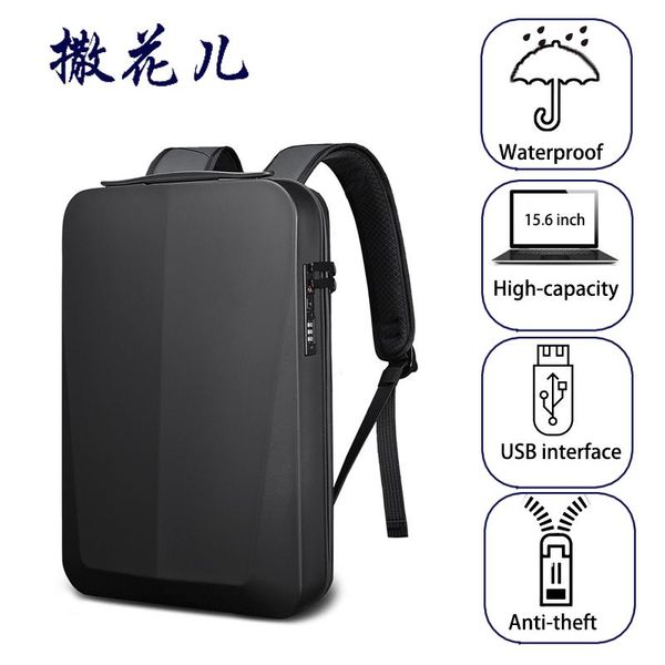

backpack backpacks technology men's computer bag business storage waterproof usb interface
