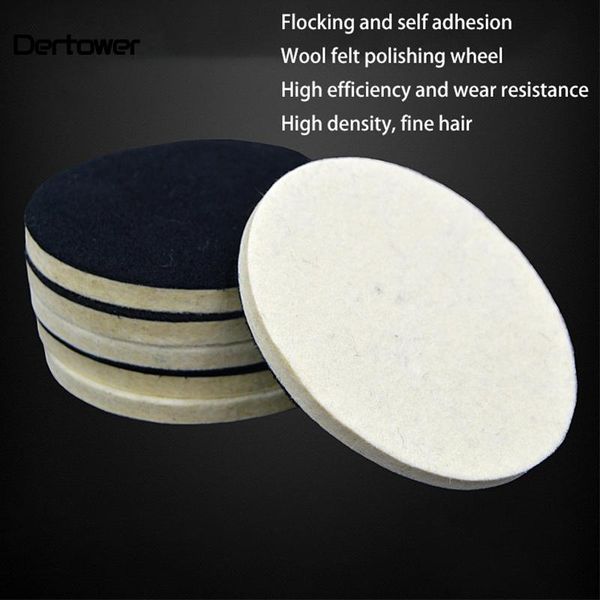 

sanders 1pc wool polishing wheel mirror disc pure fine pad high density flocking self-adhesive felt