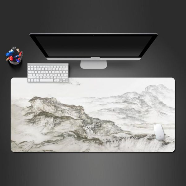 

mouse pads & wrist rests white marble texture modern abstract mousepad -selling natural rubber washable pad computer keyboard table