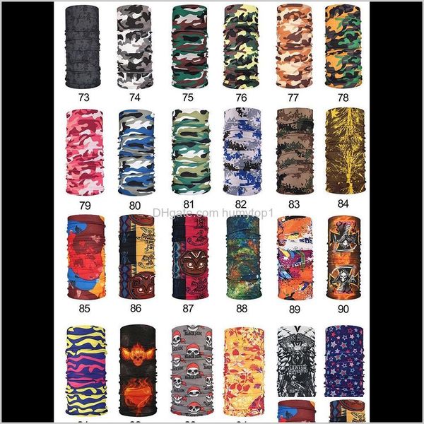 

us stock camouflage scarf bandanas face mask summer sun protection silk chiffon handkerchief outdoor half face dust-proof scarves n6r2 6nunh, Blue;black