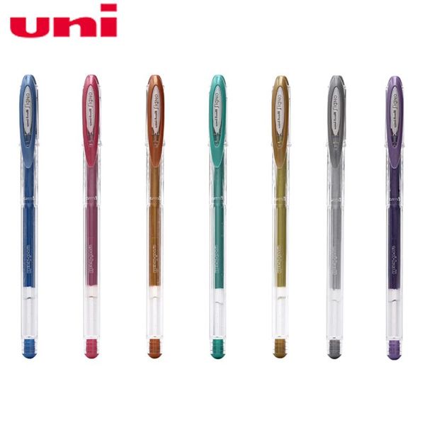 

gel pens japan uni mitsubishi |um-120nm|singo series |0.8mm | pearl color cards mark