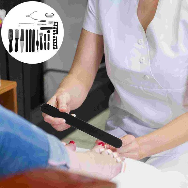 

cuticle pushers 23pcs professional foot care kit for exfoliating cutting nails file
