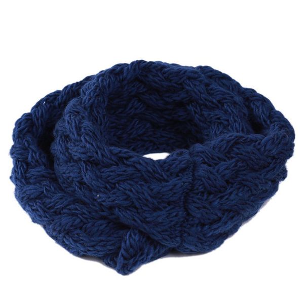 

winter knitted neck warmer circle cowl loop snood xale air-skiing range scarf climbing for male women 5l11, Black;brown