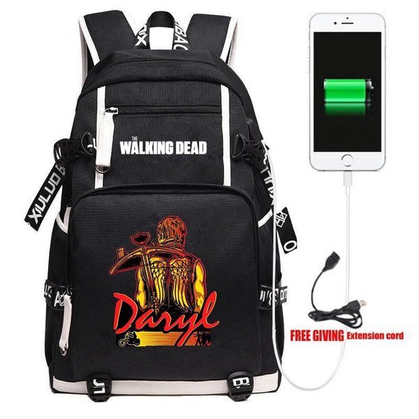 

backpack tv the usb travel shoulder lapbags cartoon teens kids student school bookbag