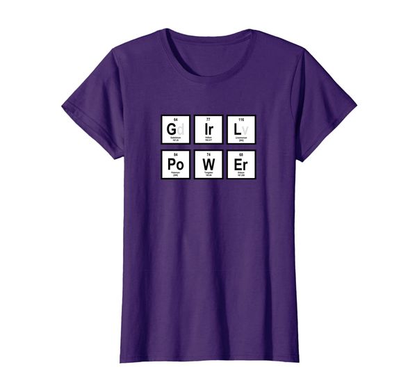 

Periodic Table of Elements "Girl Power" T-shirt, Mainly pictures