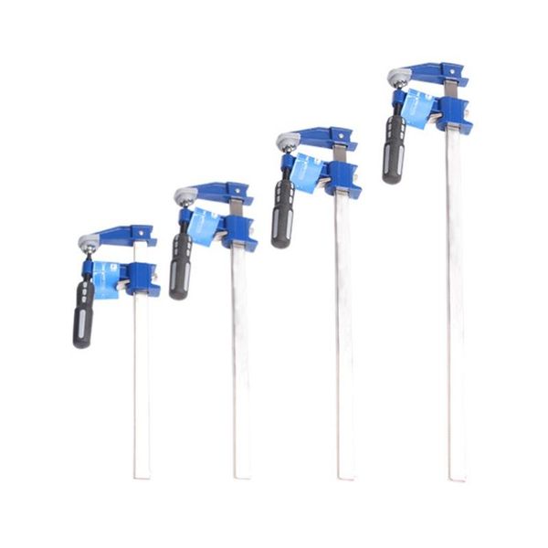 

professional hand tool sets f clamps - medium duty heat treated steel bar clamp with ergonomic grip handle and protective pads for factory h