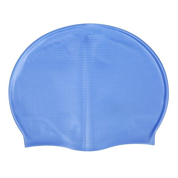 

women men elastic waterproof silicone protect ears long hair sports swim pool hat swimming cap size caps