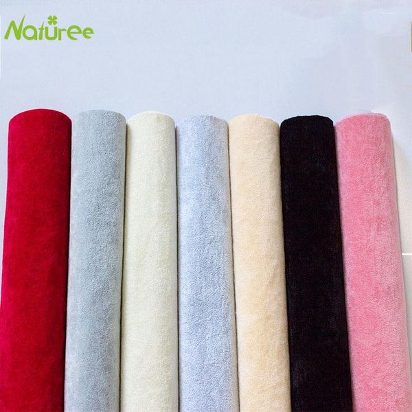 

window stickers 50cm*145cm self-adhesive ice flocking flannel sticky fabric wallpaper jewelry box display plush adhesive cloth