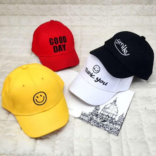 

cap boys baseball casual cap girls spring summer sun hat outdoor korean versatile student, Yellow