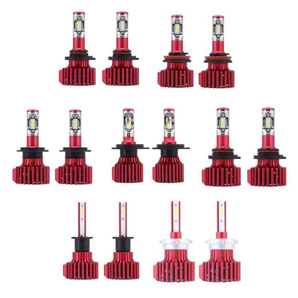 

car headlights nighteye led 9005 9006 h1 h4 h7 h11 d1 60w 10000lm fog lamps 6500k plug-n-play