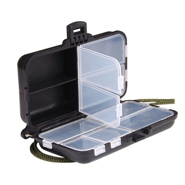 

fishing accessories 9 compartments storage trays case waterproof tackle lure bait box hooks organizer container accessory