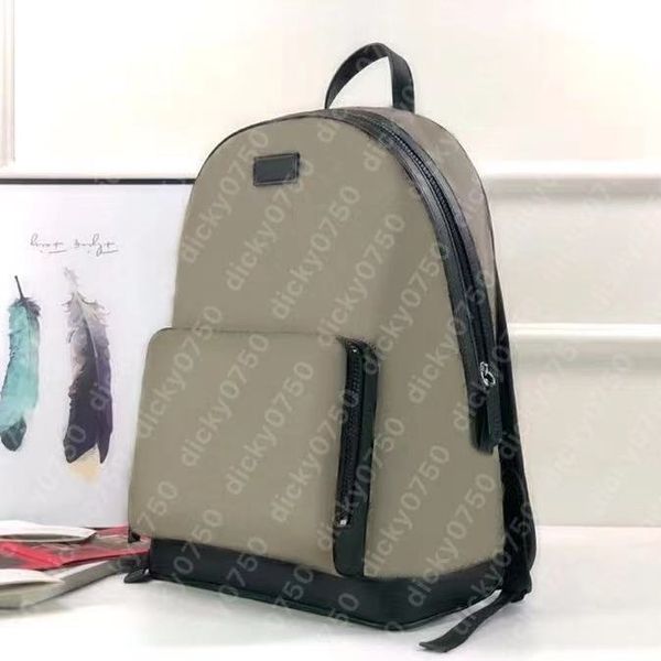dicky0750 Designer-Rucksäcke für Herren, High-End-Mode-Handtaschen, Herren-Rucksack, Taschen, Handytasche, Leder, Retro-Handtasche mit klassischem Muster, hohe Kapazität, Großhandel
