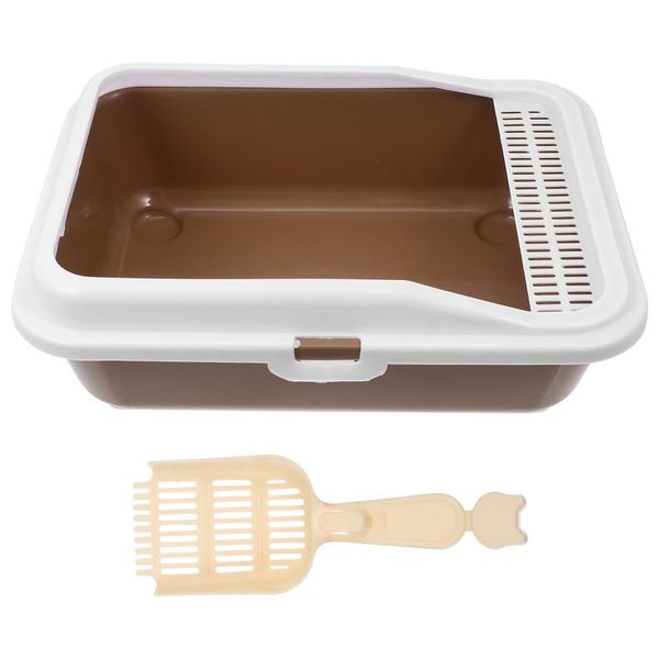 

other cat supplies dog tray kitten clean toilet home semi-enclosed with shovel