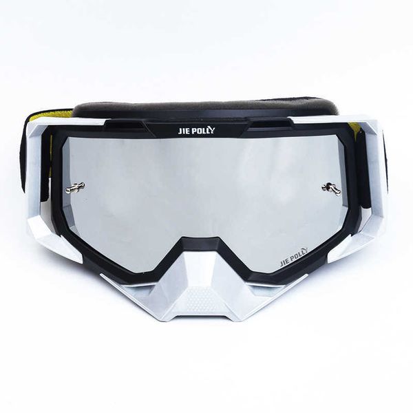 

off riding off road helmet goggl motorcycle racing goggl, White;black