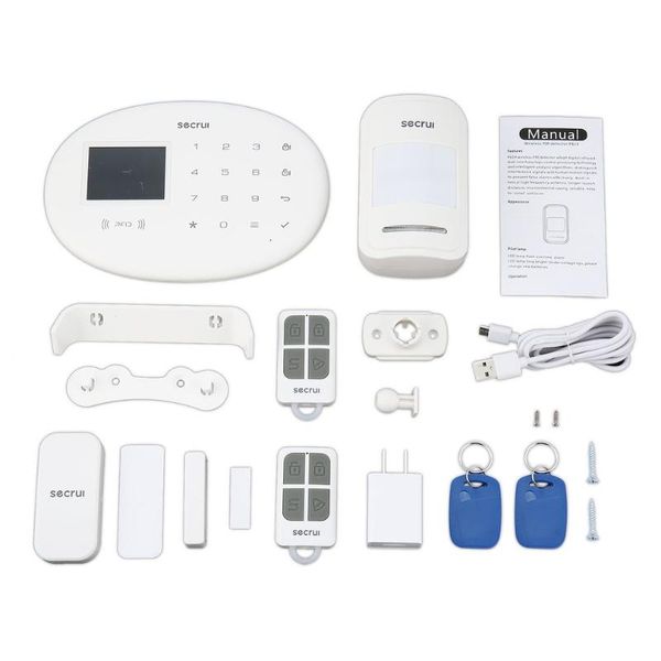 

w20 tft color screen gsm alarm system wireless detector digital dual core technology infrared detector import sensors