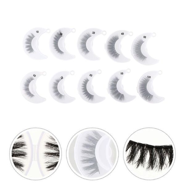 

10 pairs false eyelashes faux mink lashes natural false lashes eyelash extension