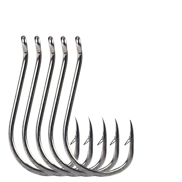 

fishing hooks 40-50pcs carp high carbon steel ad-sharp soft lure with ringed barbed bass