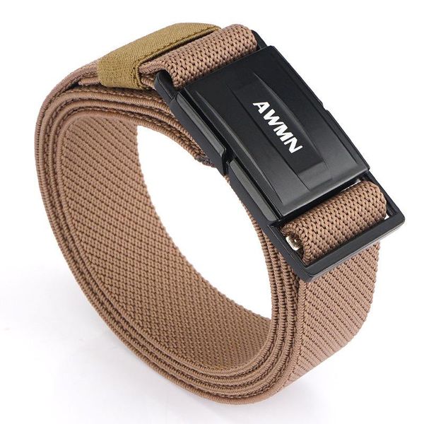 

waist support quick release tactical belt official genuine metal buckle military soft nylon magnetic sports accessories, Black;gray