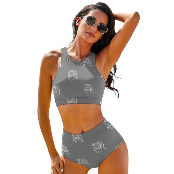 

one-piece suits wanderlust bikini swimsuit suspender retro swimwear bathing teenager in bulk two piece suit