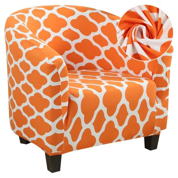 

chair covers printed elastic tub cover living room stretch sofa slipcover furniture protector single seat couch banquet armchair