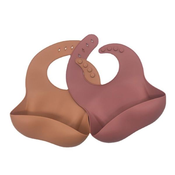 

bibs & burp cloths waterproof baby bib soft silicone feeding supplies solid color born burping cloth