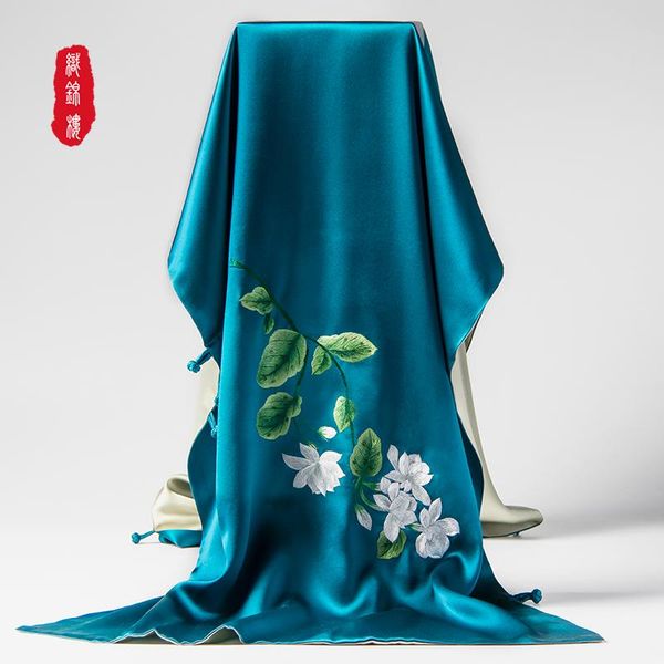 

scarves brocade house in the winter of 20 years, Blue;gray