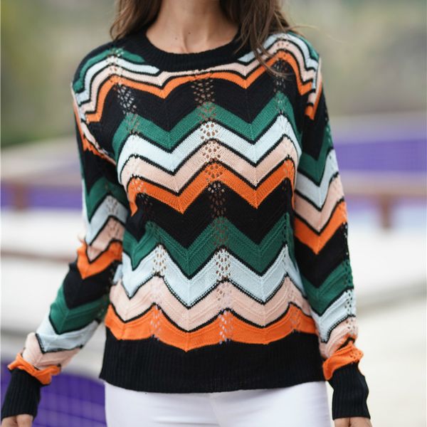 

2021 new ladies femme roupas feminina casual fashion pullover girls sweaters office lady elegant jumpers o-neck full print plus ca8n, White;black
