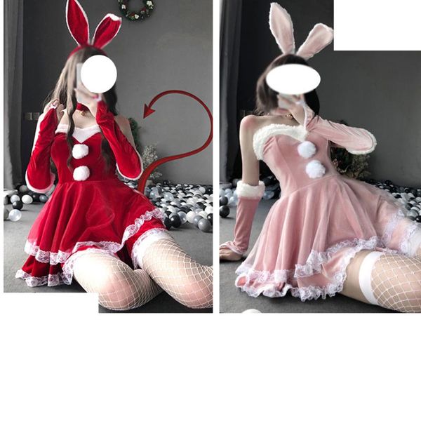 

yoga outfit christmas xmas lady santa claus cosplay costume lingerie girl tube dress maid waitress uniform