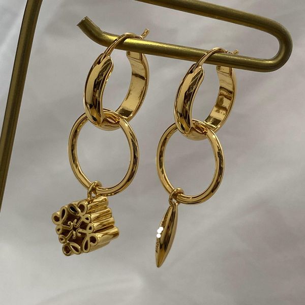 

asymmetric geometric earrings star same abstract moon cake earrings, Silver